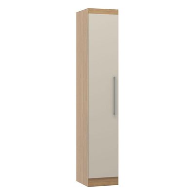 Guarda Roupa Armário Modulado 1 Porta Selene Menu Móveis Carvalho