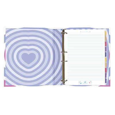 Caderno College Argolado Dac Decorado Milky 48 Folhas