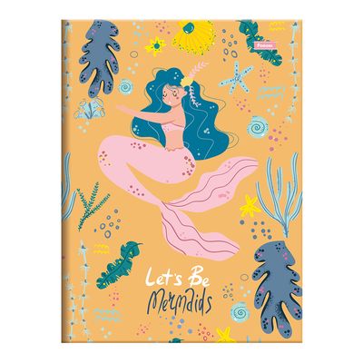 Caderno Brochurão Foroni Capa Dura Sereias 80 Folhas - Item Sortido