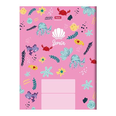 Caderno Brochurão Foroni Capa Dura Sereias 80 Folhas - Item Sortido