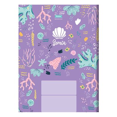 Caderno Brochurão Foroni Capa Dura Sereias 80 Folhas - Item Sortido