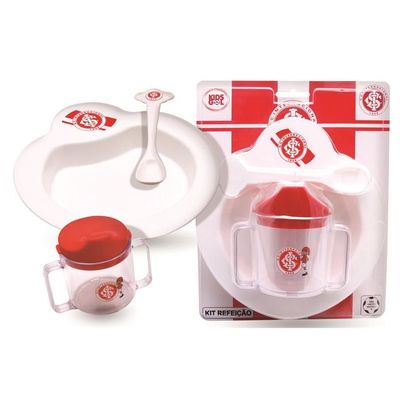 Kit Refeição Bebê do Internacional 4 Pçs Kids Gol