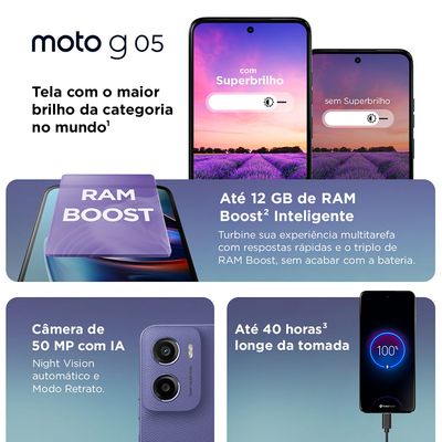 Smartphone Motorola XT2523-2 G05 128GB 4G Cinza