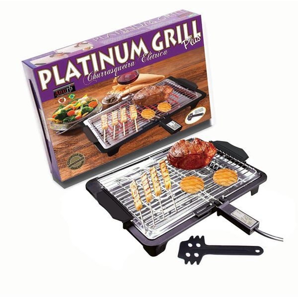 Churrasqueira Elétrica Anurb Platinum Grill Plus - 127V