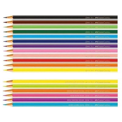 Lápis De Cor Ecolápis 120112+6n 18 Cores - Faber Castell