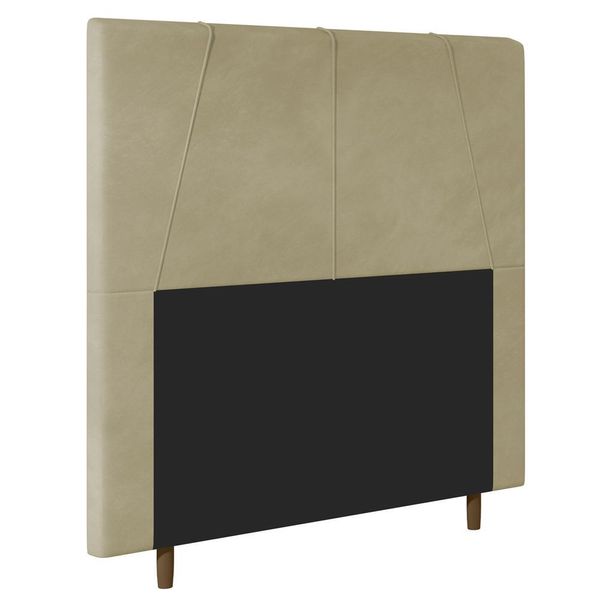 Cabeceira Cama Box Casal Gênova 140cm Corano Bege - Desk Design