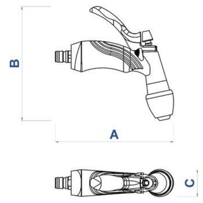 Hidropistola Jato Controlável Engate Rápido Tramontina Verde com Laranja