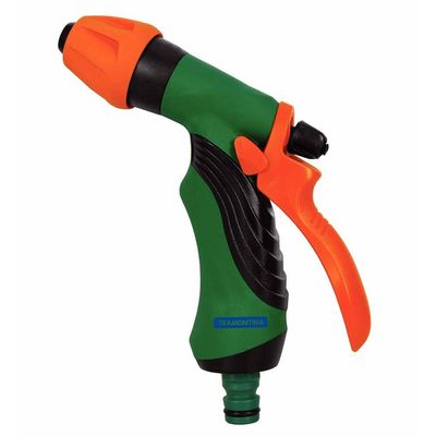 Hidropistola Jato Controlável Engate Rápido Tramontina Verde com Laranja