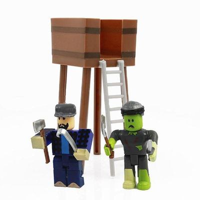 Cartela 4 Boneco Articulado 7Cm Roblox Ataque Zumbi Nº19