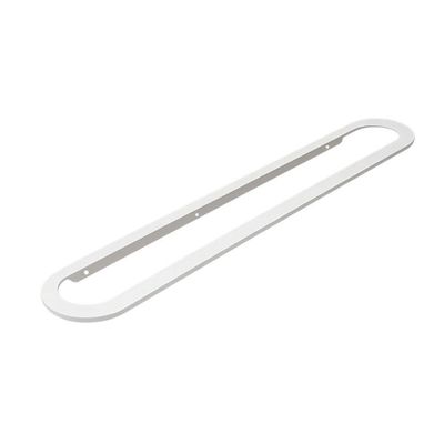 Porta Toalha Toalheiro Para Banheiro Branco Agata 65cm