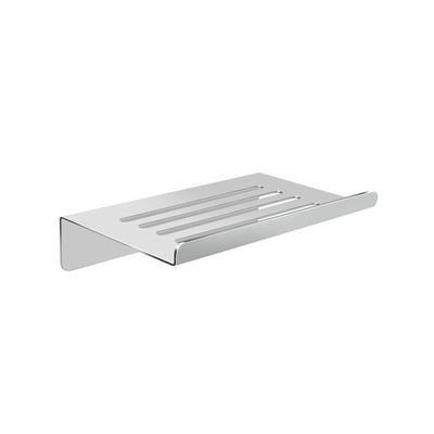 Saboneteira Para Banheiro Alto Brilho Grega Aço Inox 14cm