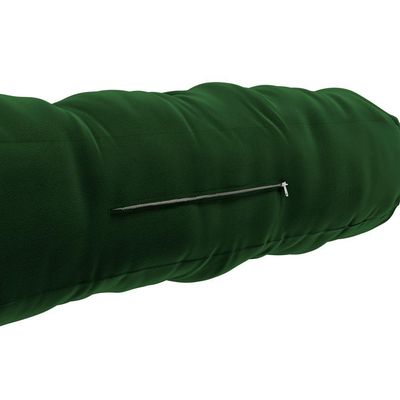 Almofada Para Cabeceira Encosto Apoio Lombar Spot 195cm Com Porta Celular Veludo - Abmaza Verde