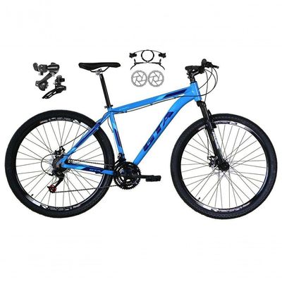 Bicicleta Aro 29 Gta Start Feminina Câmbios Shimano Freio Hidráulico 21v Mtb Alumínio Azul Tam: 19