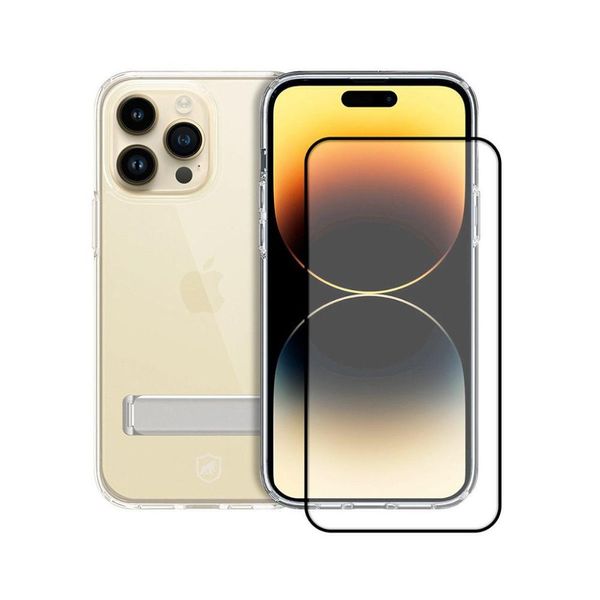 Capa Slim Fit e Pelicula Coverage para iPhone 14 - Gshield