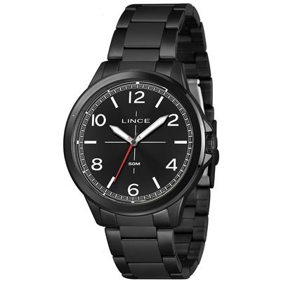 Relógio Lince Masculino Ref: Mrnm054l46 P2px Casual Black