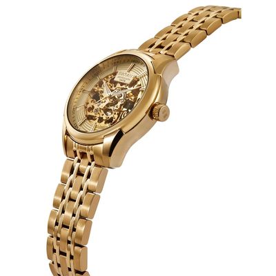 Relógio Seculus Masculino Ref: 44304gpsvda1 Automático Esqueleto Dourado