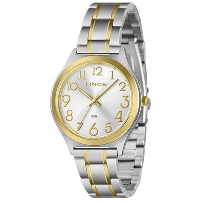 Relógio Lince Feminino Ref: Lrtm029l38 S2sk Casual Bicolor