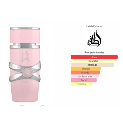 Asad Yara Lattafa Perfumes Eau de Parfum Perfume Feminino 100ml