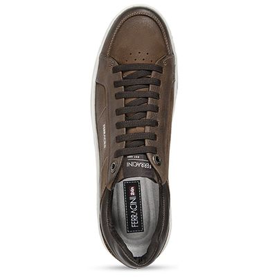 Kit Sapatênis Ferracini Vox Masculino + Cinto 39 / Marrom