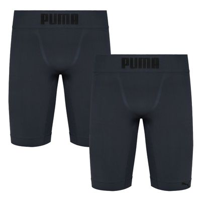 Kit 2 Bermudas Térmicas Puma Long Boxer Masculino GG / Chumbo