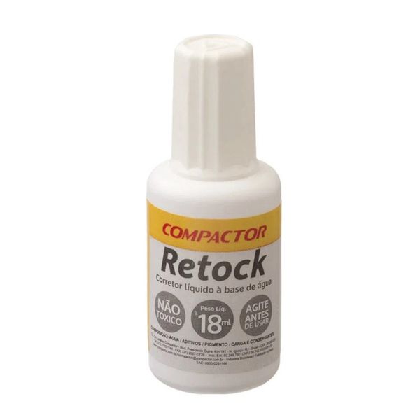 Corretivo Líquido Compactor Retock Plus 18ml Corretivo Líquido Compactor Retock Plus 18ml