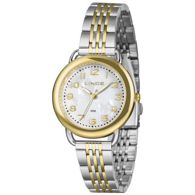 Relógio Lince Feminino Ref: Lrtm028l36 B2sk Casual Bicolor