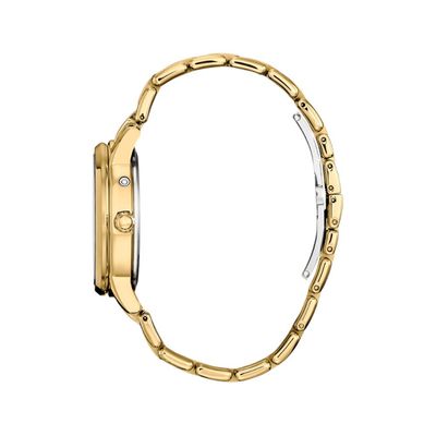 Relógio Citizen Feminino Ref: Fd0002-57d Solar Dourado Multifunção Eco-Drive