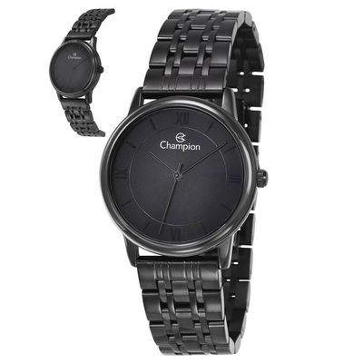 Relógio Champion Masculino Ref: Cn21470d Clássico Black