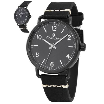 Relógio Champion Masculino Ref: Ch30233d Casual Black
