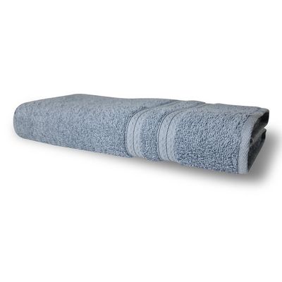 Jogo de Toalhas Itália Soft 4 Pçs - 2 Banho e 2 Rosto 430g/m² 100% Algodão - Azul