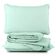Kit Cobre Leito Colcha Harmony Queen 3 Peças Matelado Micropercal 200 Fios - Verde Suave - 100% Poliéster