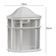 Kit 12 Arandelas de Parede Externa Luminária Branca Clássica Colonial 25cm De Ville Dital