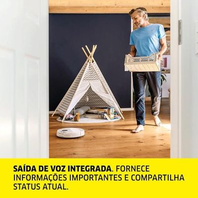 Robô Aspirador de Pó Karcher RCV 3 - Bivolt