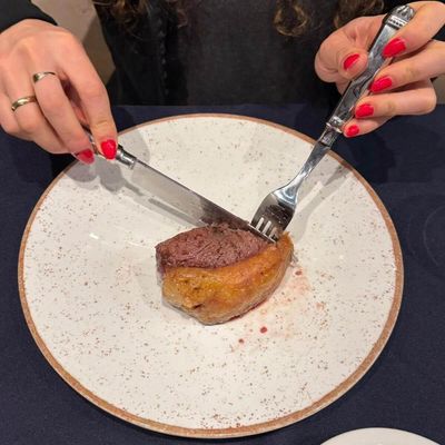 Faqueiro Jumbo 24 Peças Churrasco Aço Inox Prateado Jogo de Talheres Garfo e Faca