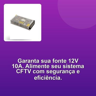 Fonte Chaveada Colmeia 12v 10a