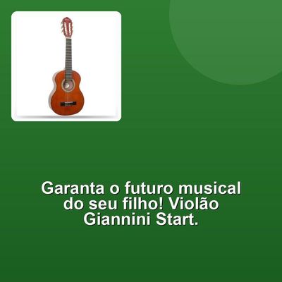Violão Giannini Start Nrn Infantil 30 Natural