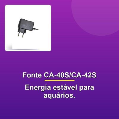 Fonte Alimentação Aquário Ca-40s- Ca-42s 100-240v Usb