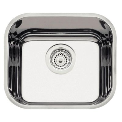 Cuba Tramontina Aço Inox Alto Brilho 20,5L Embutir Bancadas Pias Cozinha Modelo Lavínia 40 BL