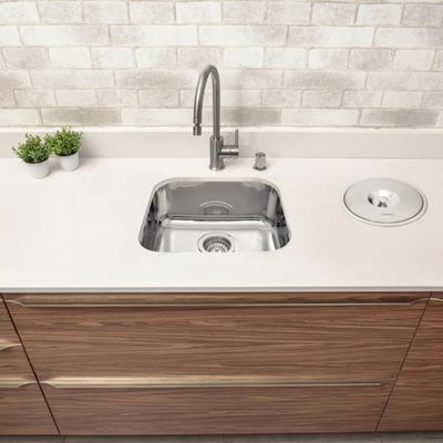 Cuba Inox de Embutir 20,5L Tramontina Lavínia 40x34cm Brilhosa Válvula com Escape