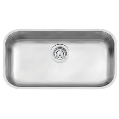 Cuba Inox de Embutir 29L Tramontina Lavínia 56BL Cozinha Pia Bancada Acabamento Escovado