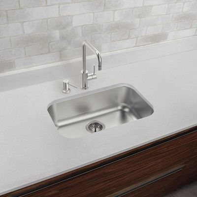 Cuba Inox de Embutir 29L Tramontina Lavínia 56BL Cozinha Pia Bancada Acabamento Escovado