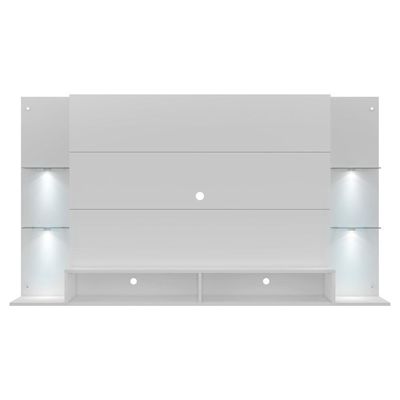 Painel Tv 60'' com 4 Leds e Prateleiras de Vidro Vegas
