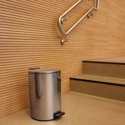 Lixeira 12L Pedal e Balde Interno Removível Inox Tramontina Cozinha Banheiro Escritório