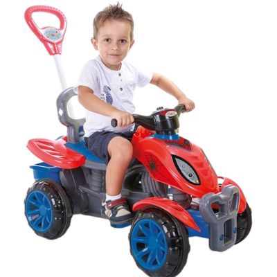 Quadriciclo Infantil Modelo Spider com Porta Objetos e Haste