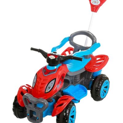 Quadriciclo Infantil Modelo Spider com Porta Objetos e Haste