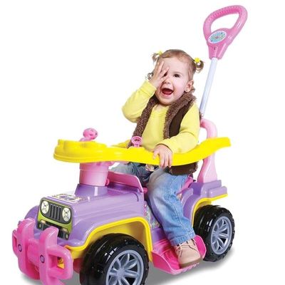 Carrinho de Passeio Infantil com Empurrador Bebe Jipe