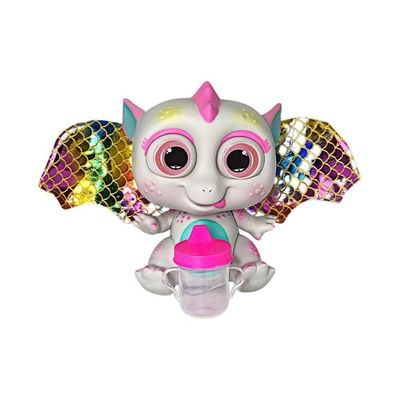 Bebê Dragão Flying Baby Com Asas Branco Conto de Fadas