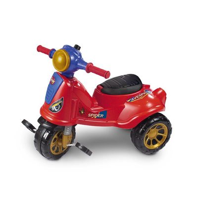Triciclo Infantil de Passeio Pedal Spider Haste de Empurrar