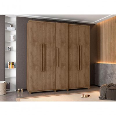 Guarda-roupa Casal Munique 5 Portas Freijó - Rv Móveis