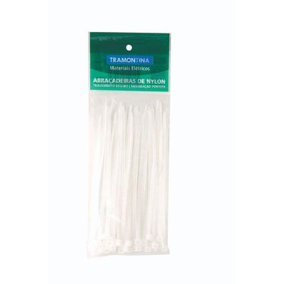 Abraçadeira de Nylon 140X3,4 Mm Tramontina Branca